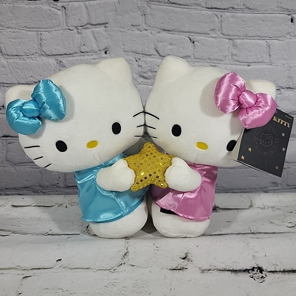 Hello Kitty Zodiac Gemini Plush Kidrobot 12" Sanrio With Original Tags Flaw